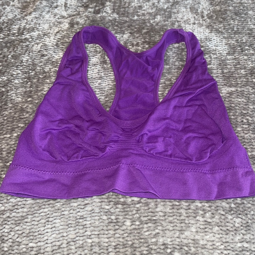 Purple 💜 soft cup sports bra